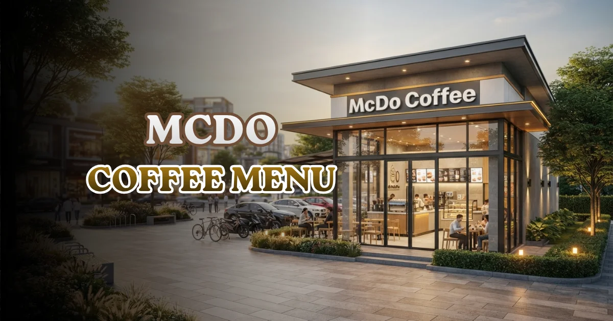 McDo Coffee Menu