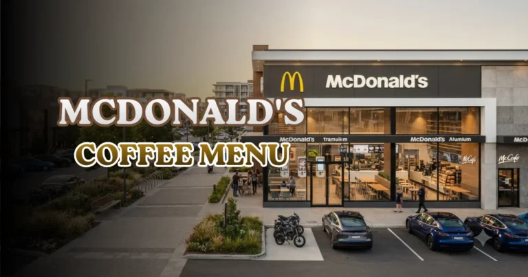 McDonald's Coffee Menu