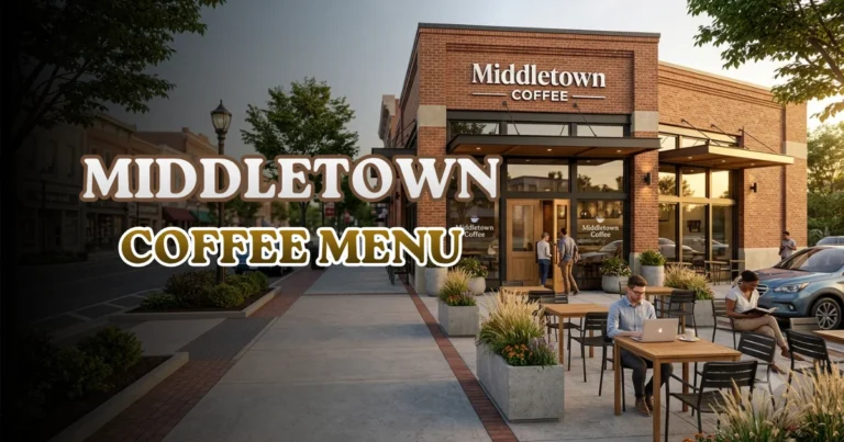 Middletown Coffee Menu
