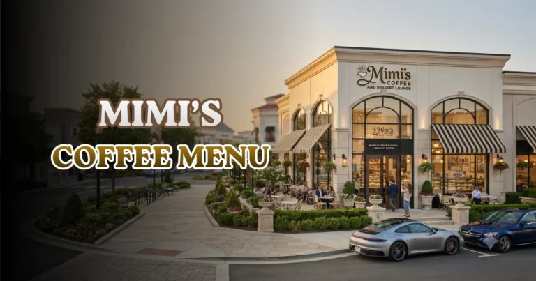 Mimi’s Coffee Menu