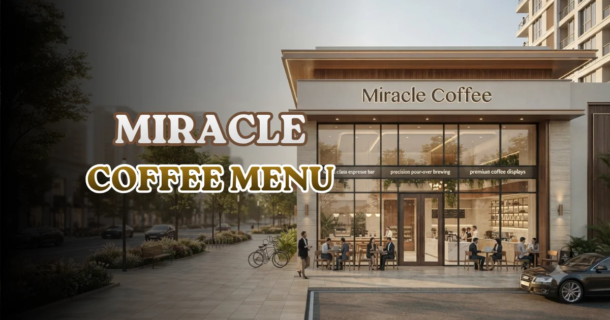 Miracle Coffee Menu
