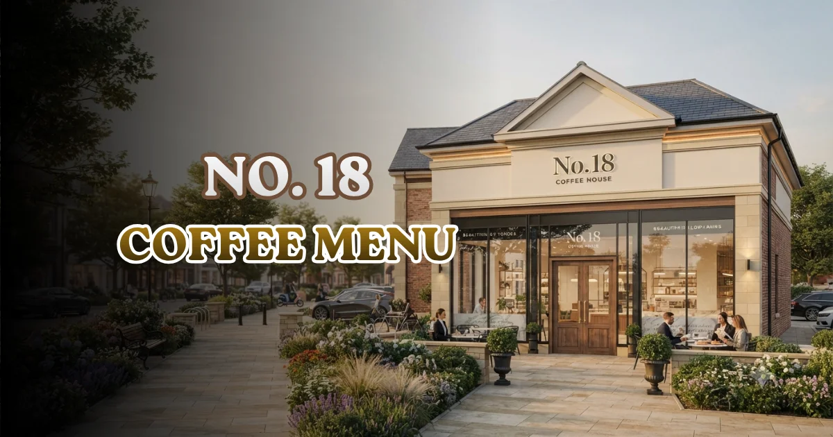 No. 18 Coffee Menu