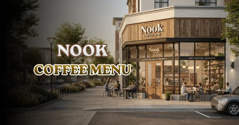 Nook Coffee Menu