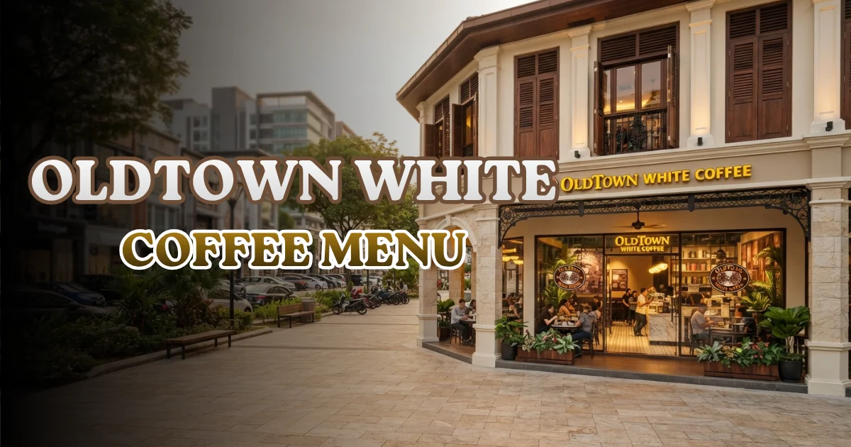 OldTown White Coffee Menu