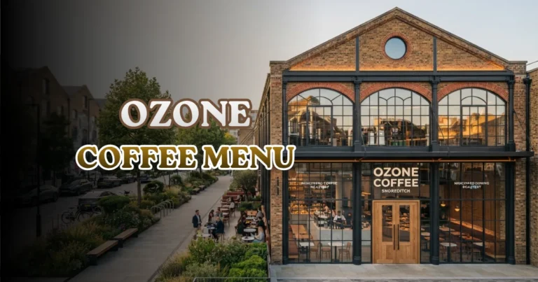 Ozone Coffee Menu