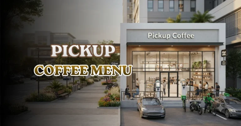 Pickup Coffee Menu
