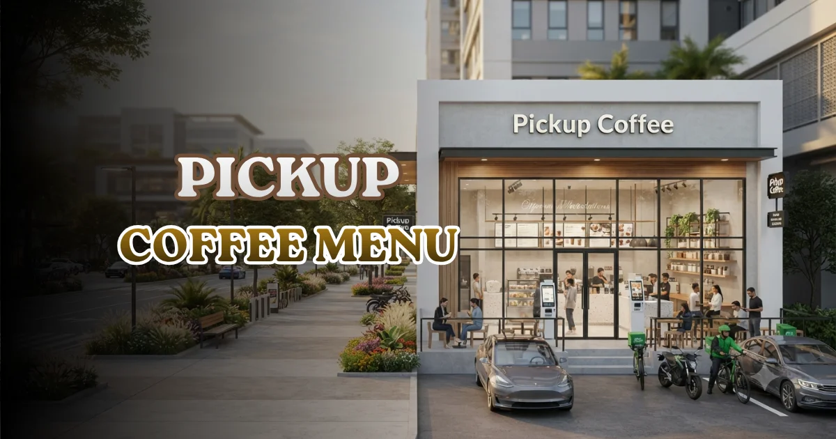 Pickup Coffee Menu