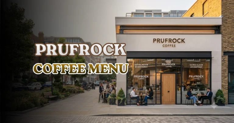 Prufrock Coffee Menu