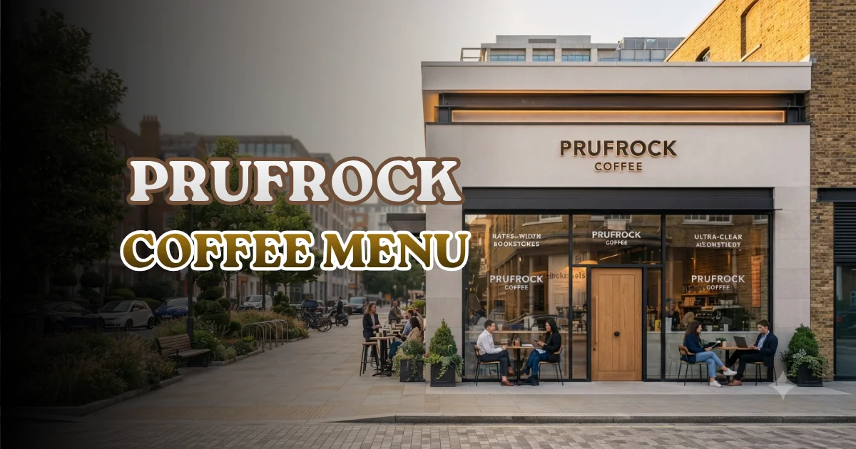 Prufrock Coffee Menu