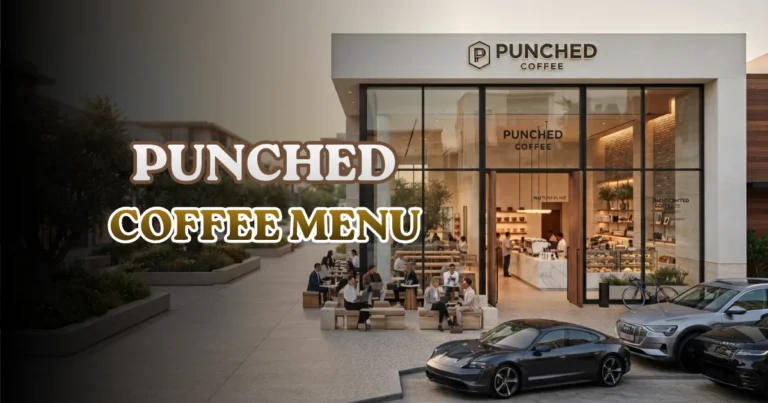 Punched Coffee Menu