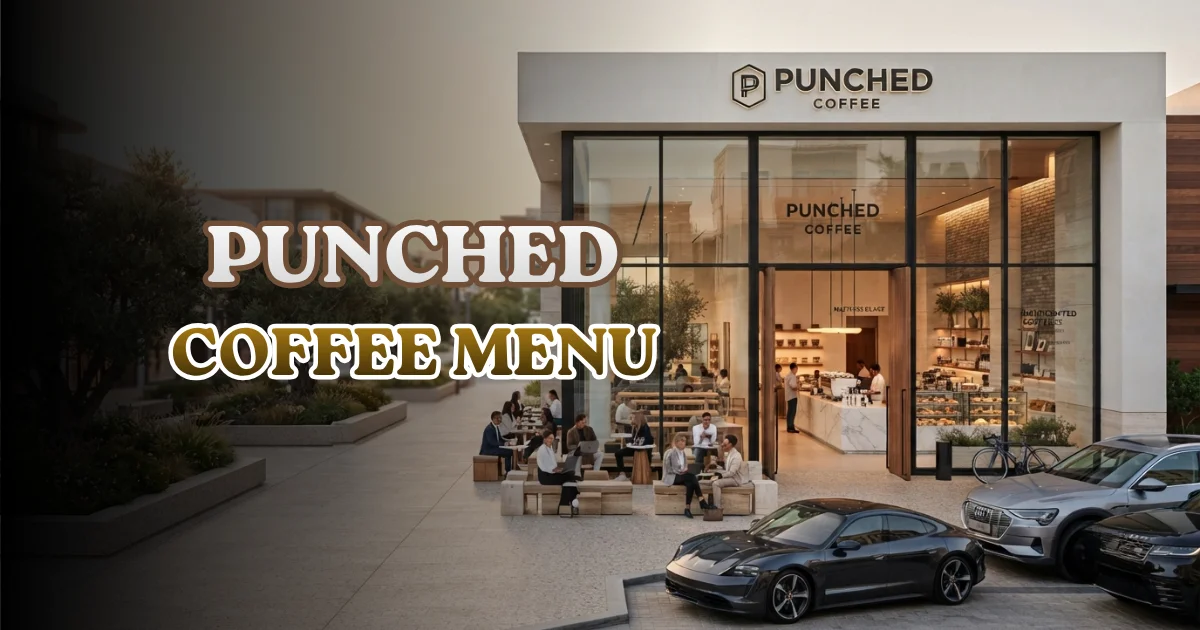 Punched Coffee Menu