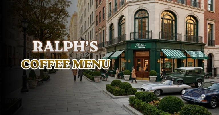 Ralph’s Coffee Menu
