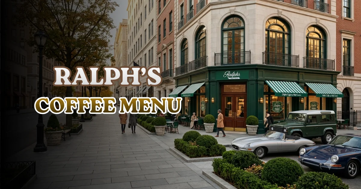 Ralph’s Coffee Menu