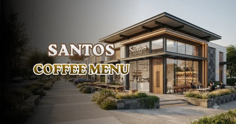 Santos Coffee Menu