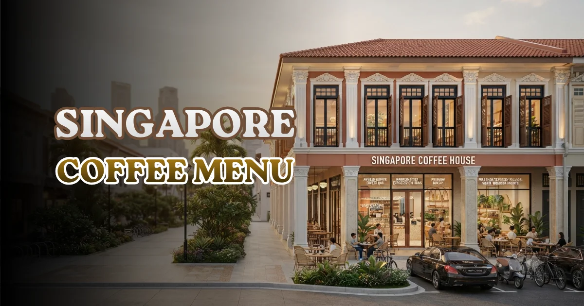 Singapore Coffee Menu
