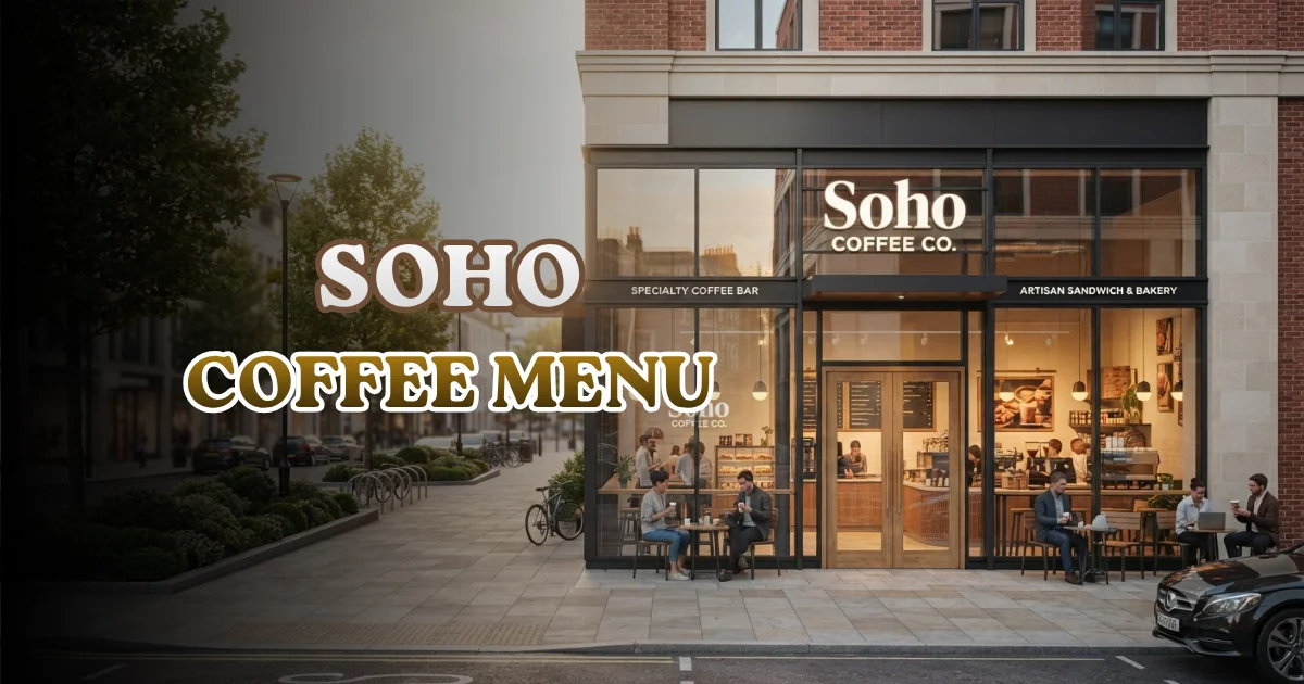 Soho Coffee Menu
