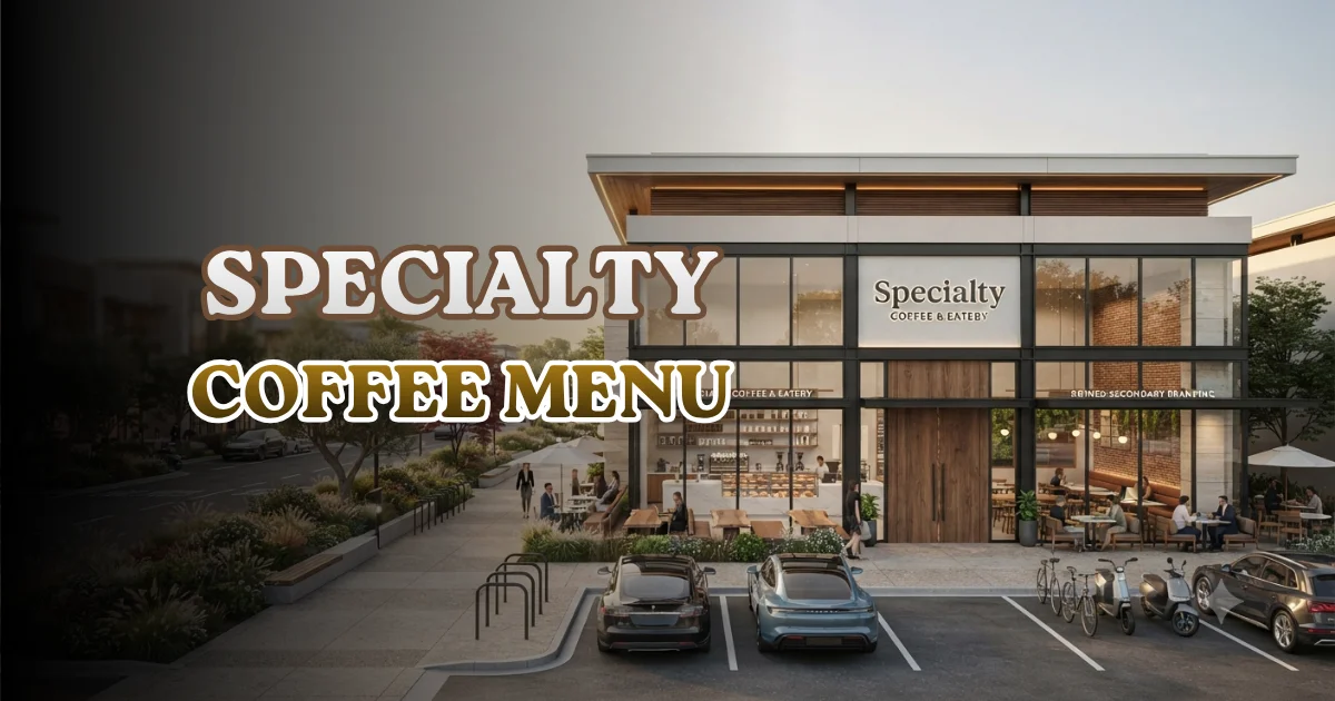 Specialty Coffee Menu