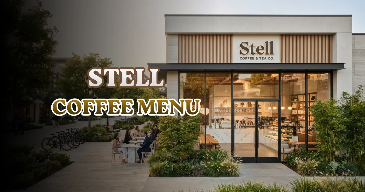 Stell Coffee Menu