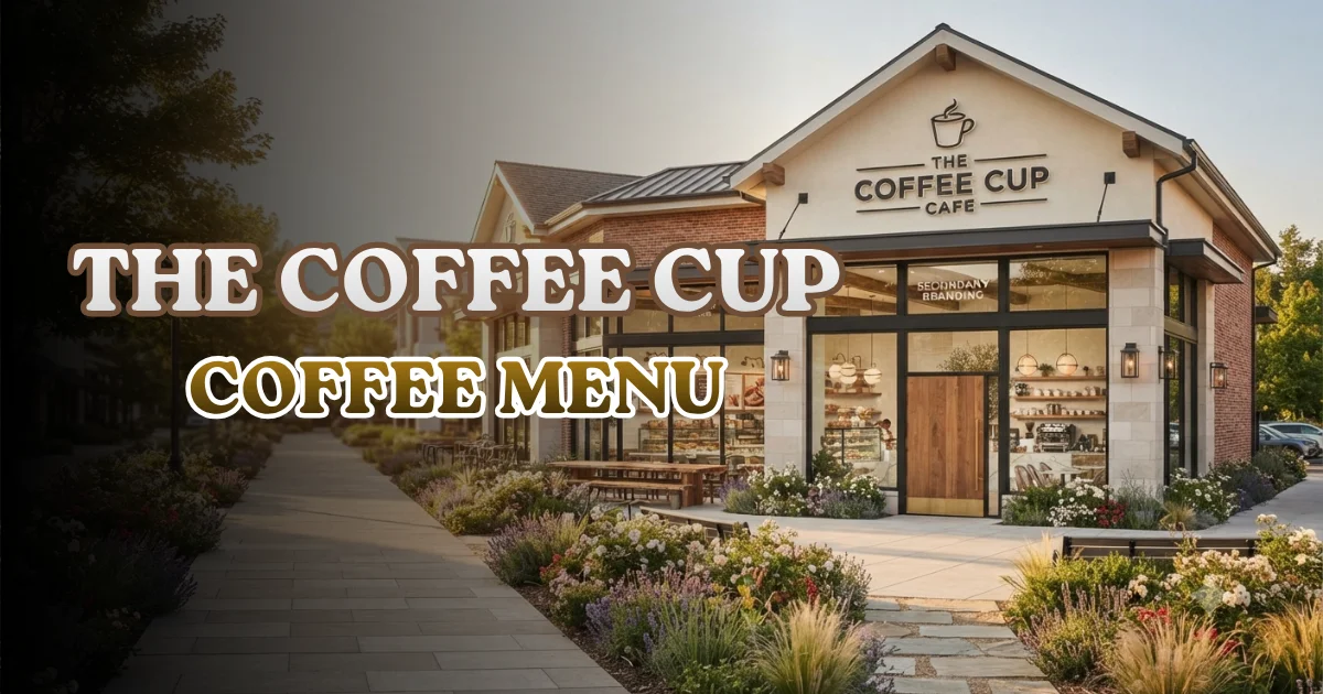 The Coffee Cup Coffee Menu