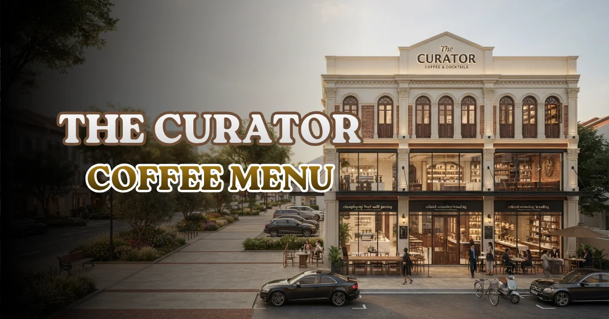 The Curator Coffee Menu