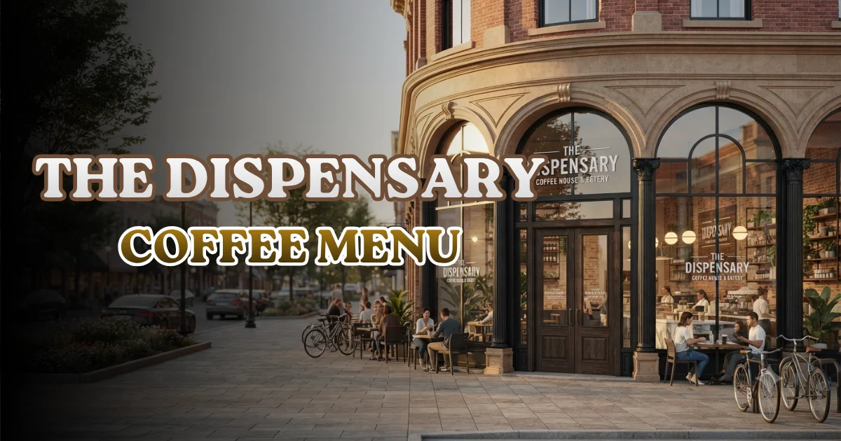 The Dispensary Coffee Menu
