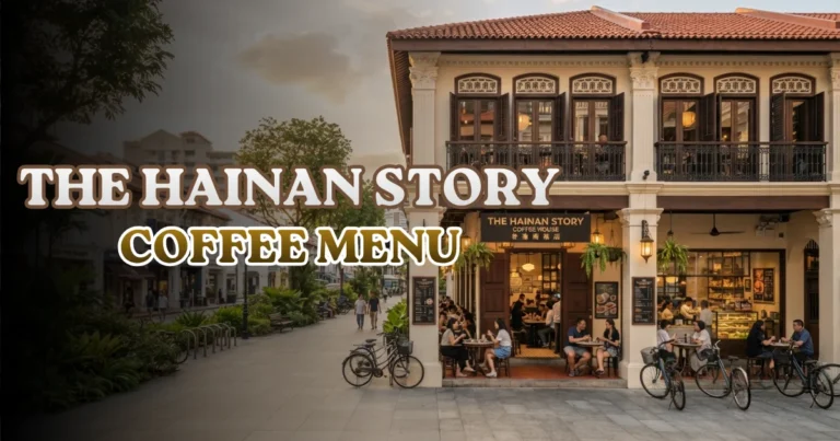 The Hainan Story Coffee Menu