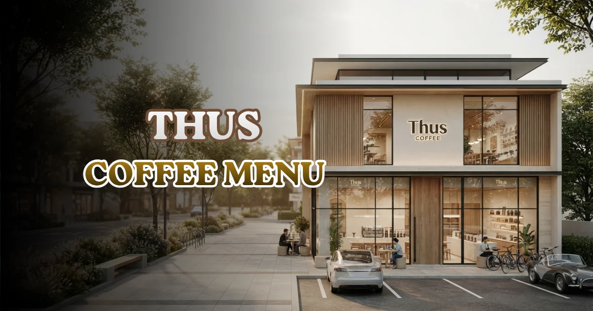 Thus Coffee Menu