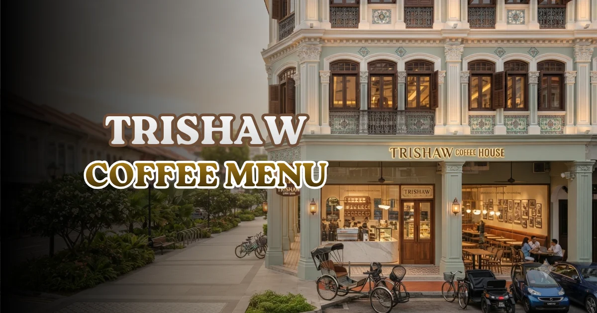 Trishaw Coffee Menu