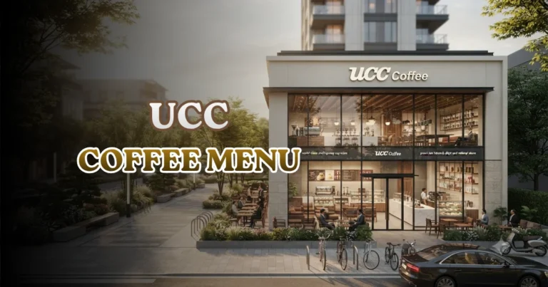UCC Coffee Menu