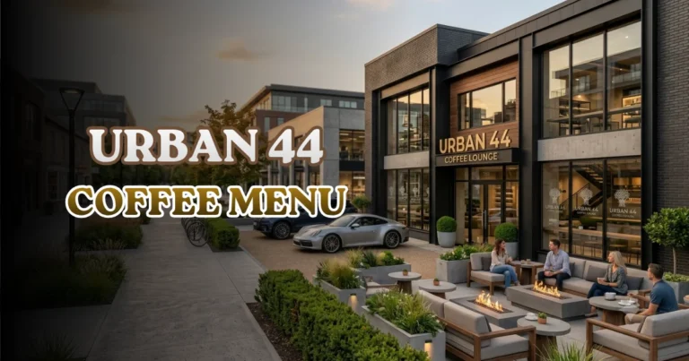 Urban 44 Coffee Menu