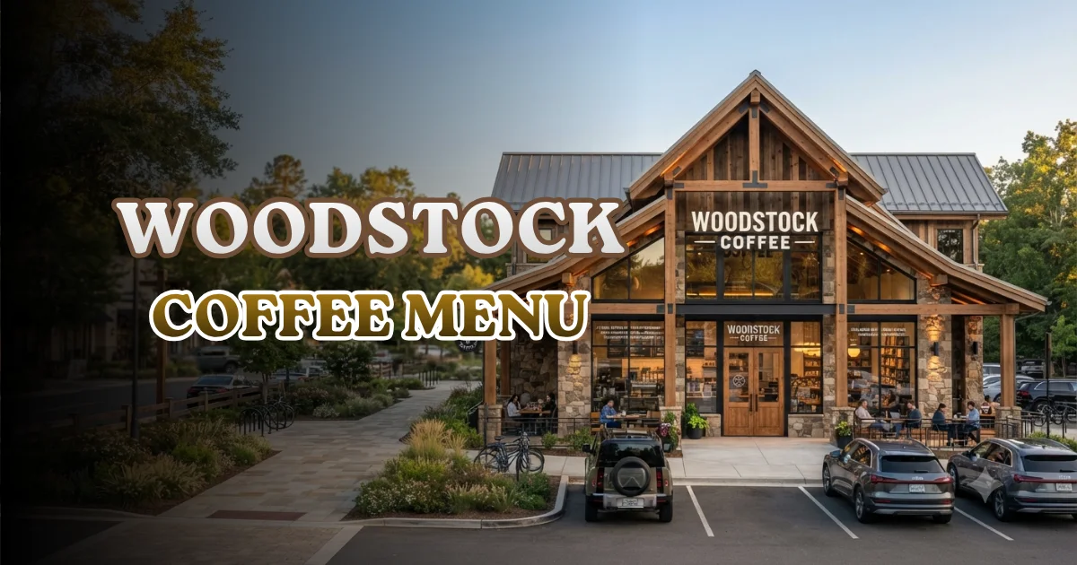 Woodstock Coffee Menu
