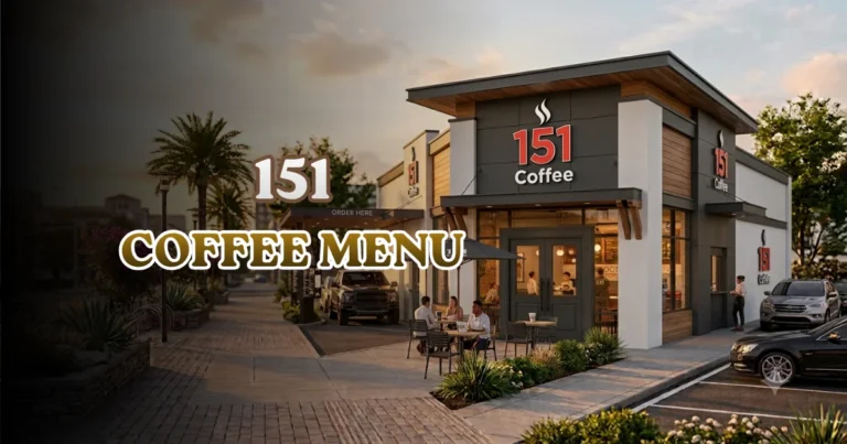 151 Coffee Menu