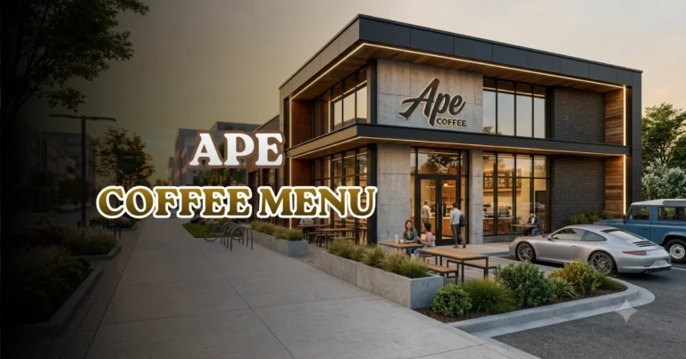 Ape Coffee Menu