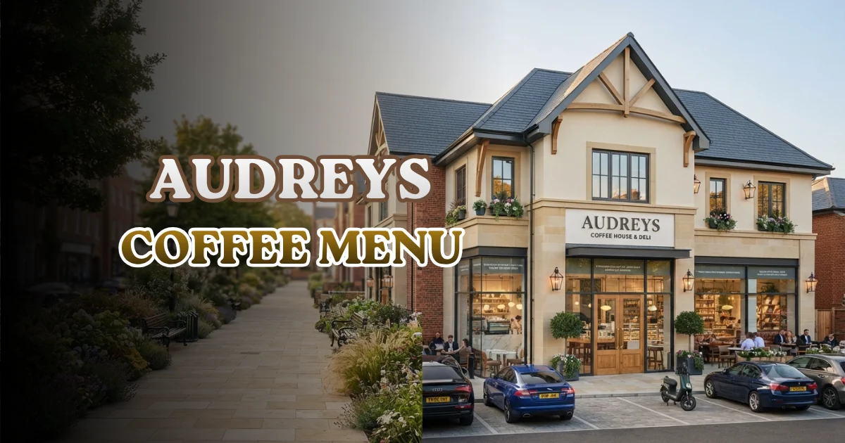 Audreys Coffee Menu