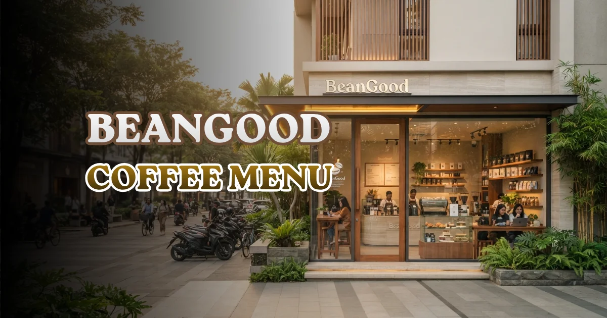 BeanGood Coffee Menu