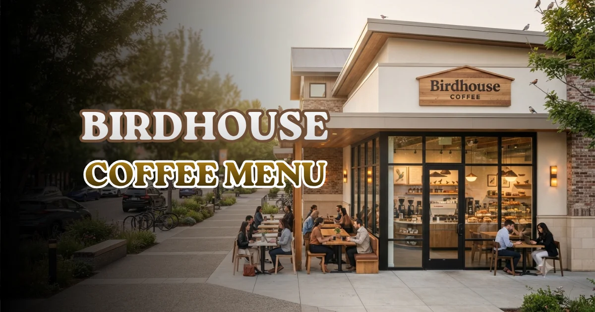 Birdhouse Coffee Menu