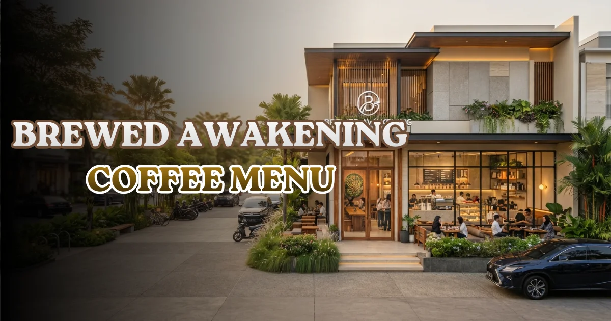 Brewed Awakening Coffee Menu