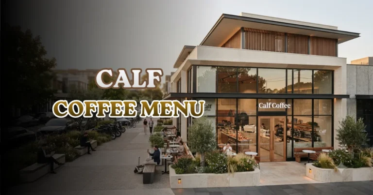 Calf Coffee Menu