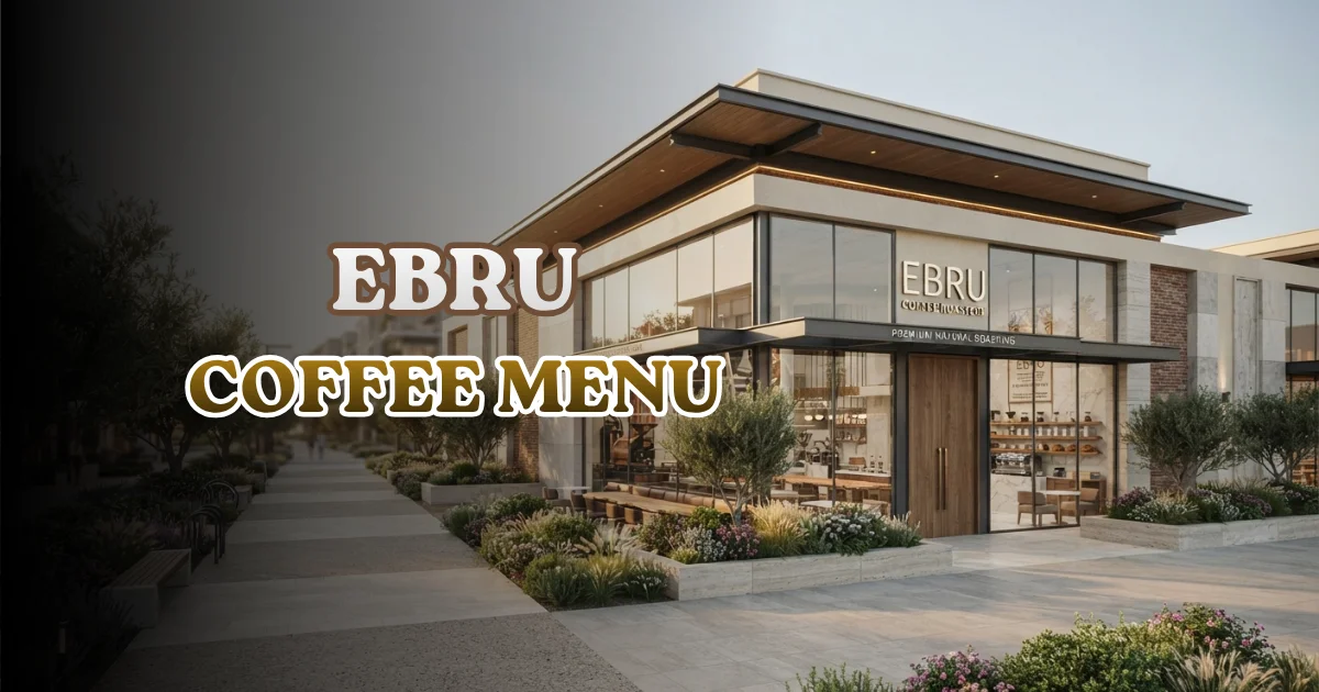 Ebru Coffee Menu