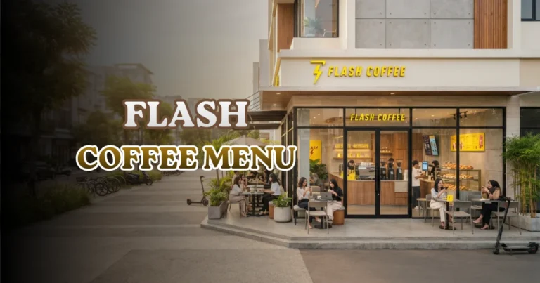 Flash Coffee Menu