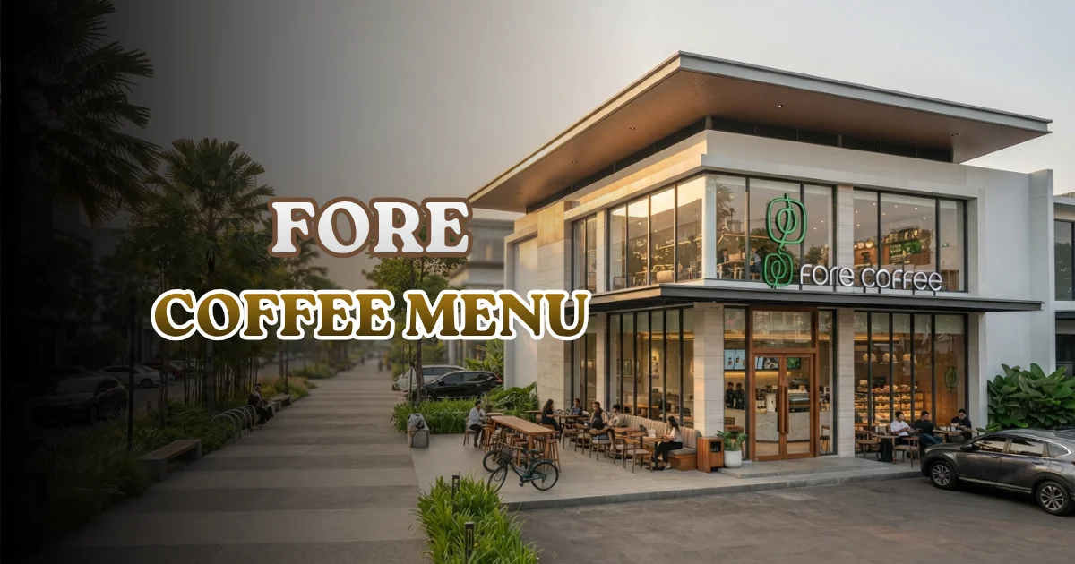 Fore Coffee Menu