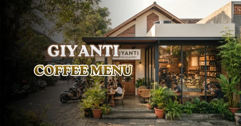 Giyanti Coffee Menu