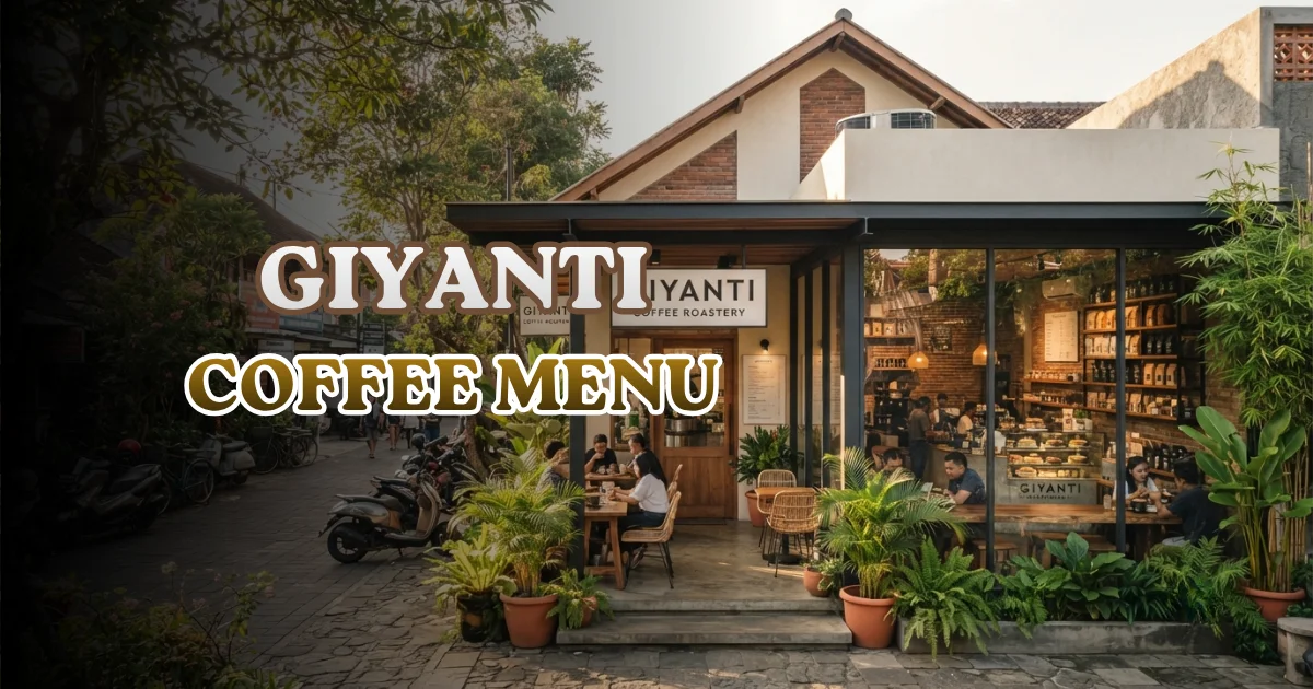 Giyanti Coffee Menu