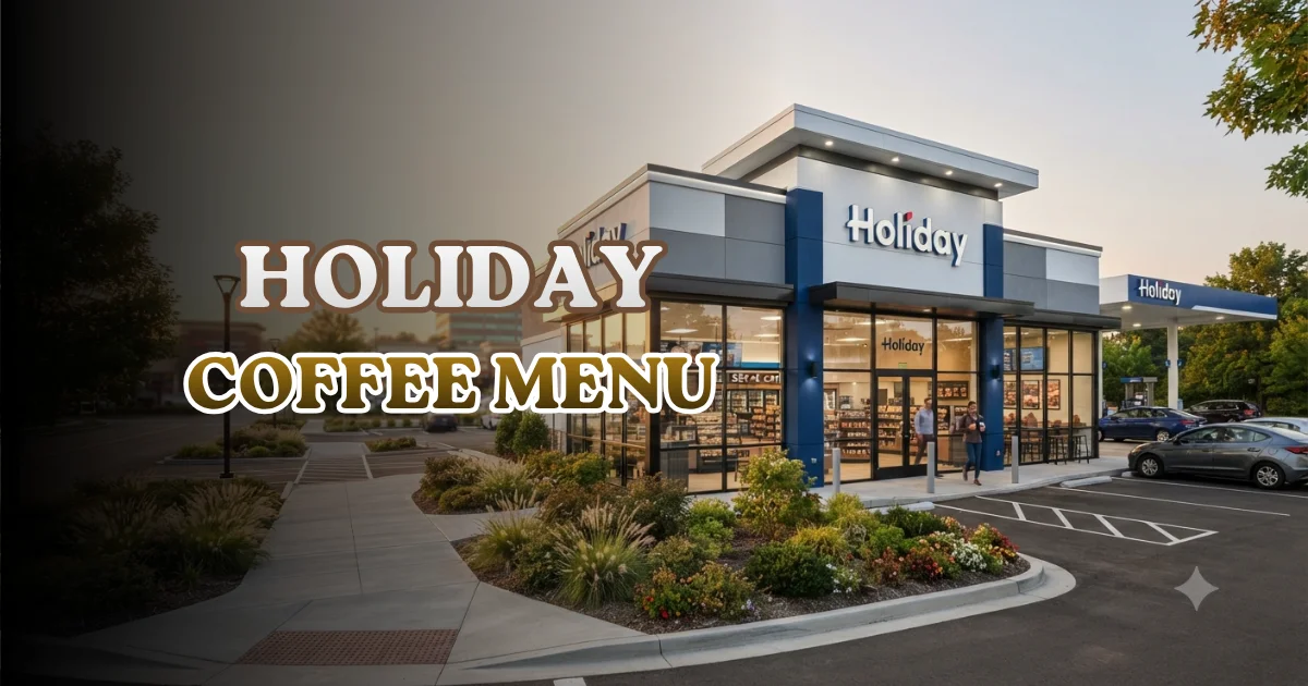 Holiday Coffee Menu