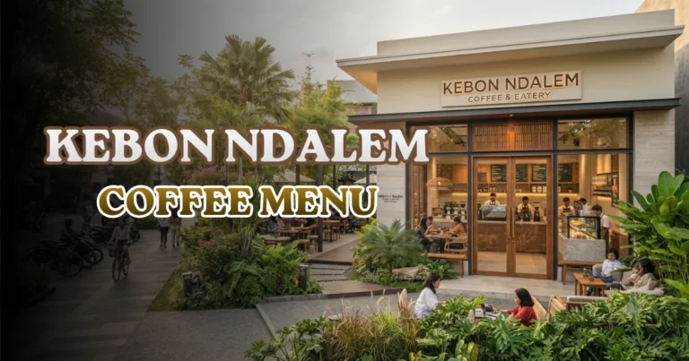 Kebon Ndalem Coffee Menu