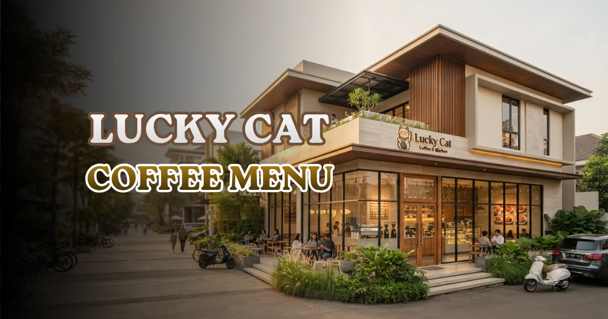 Lucky Cat Coffee Menu