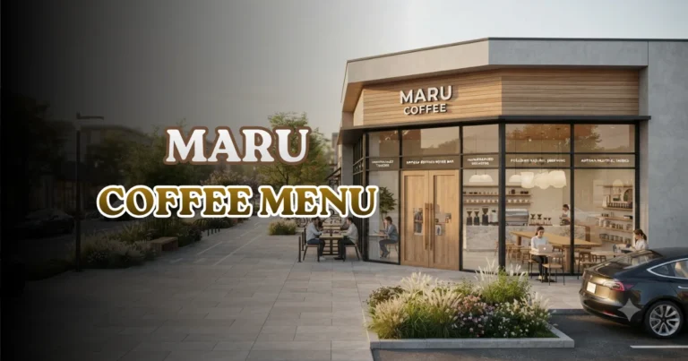 Maru Coffee Menu
