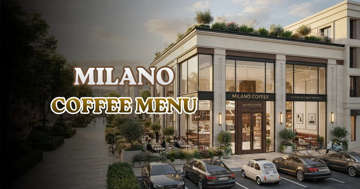 Milano Coffee Menu