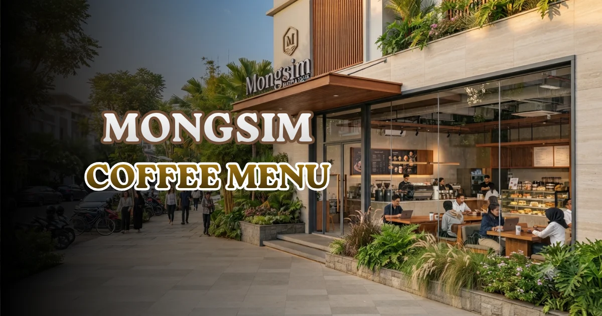 Mongsim Coffee Menu