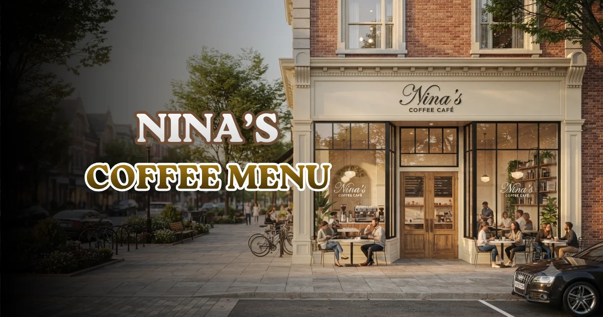 Nina's Coffee Menu